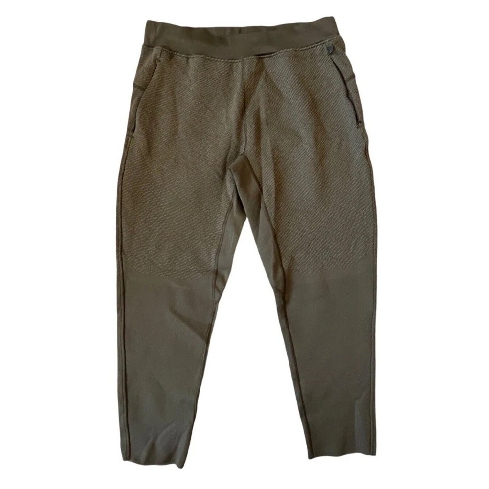 Lululemon Mens Textured Wool Blend Jogger Pants Olive Green XL LM5AN0S